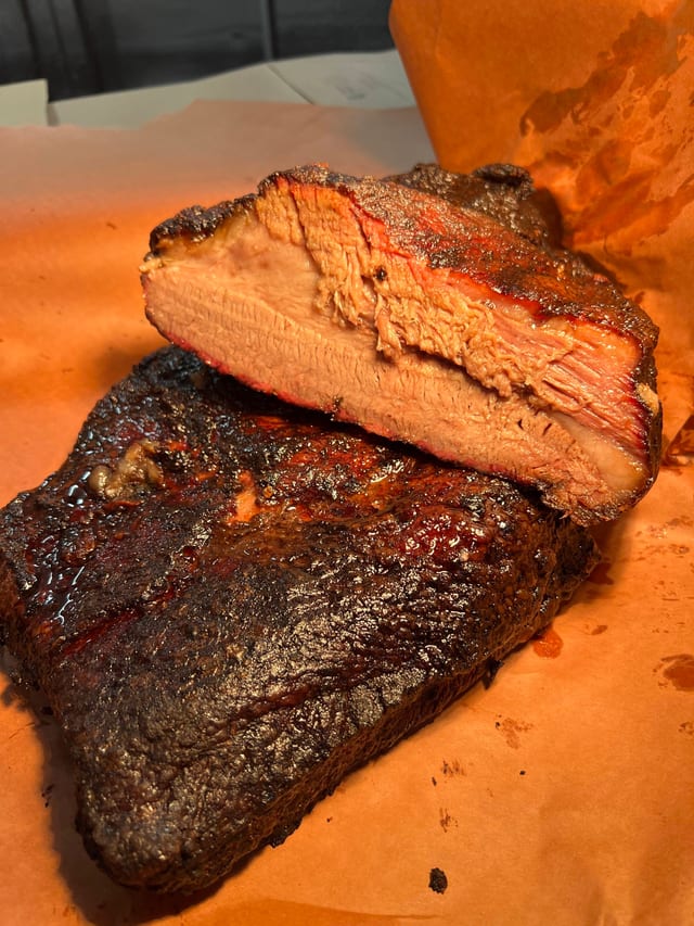 SMOKED BRISKET.