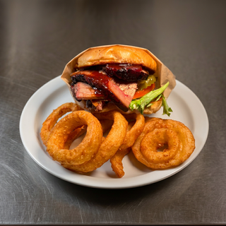 BBQ Smoked Meat  Burger