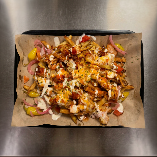 BBQ MEATY SUPPER FRIES.