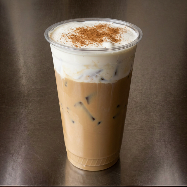 Salted cheese cream coffee.